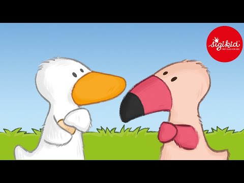 Die Ente Stubs und der Flamingo Flubs - eine Hörgeschichte für Kinder ab 2 Jahren