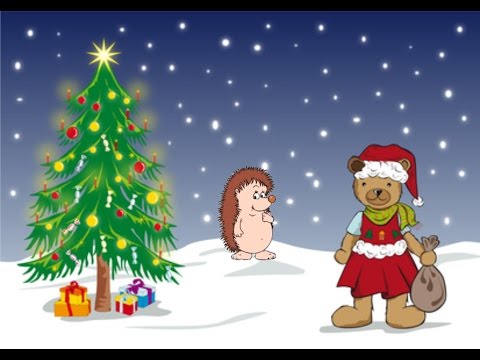 Igel & Bär (niedliches Weihnachtslied)♪ Kinderlied über Freundschaft & Glück (Weihnachtsbär)Tierlied
