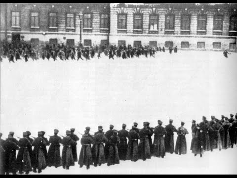 Bloody Sunday 1905 (Black and White) Recorded on  Scovill Mfg Waterbury View 6x8