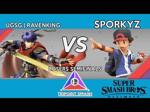 Tripoint Smash 48 - Losers Semifinals - UGSG | Ravenking (Ike) Vs. Sporkyz (Pokemon Trainer)