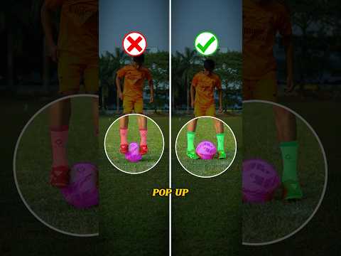 How to do POP UP SKILL ⚽️.#football #footballflick #soccer #popup #shorts