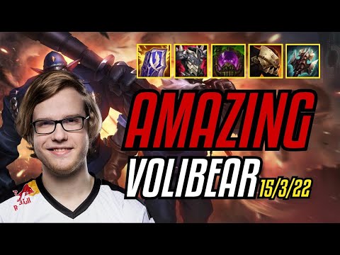 AMAZING - VOLIBEAR vs RENEKTON JUNGLE - EUW MASTER - PATCH 11.7