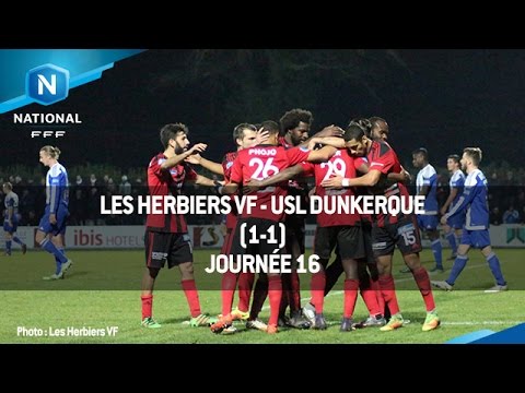 VHF Les Herbiers vs USL Dunkerque, National 2016/1...