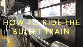 How to ride the Shinkansen (Bullet Train) | Autoblog in Japan