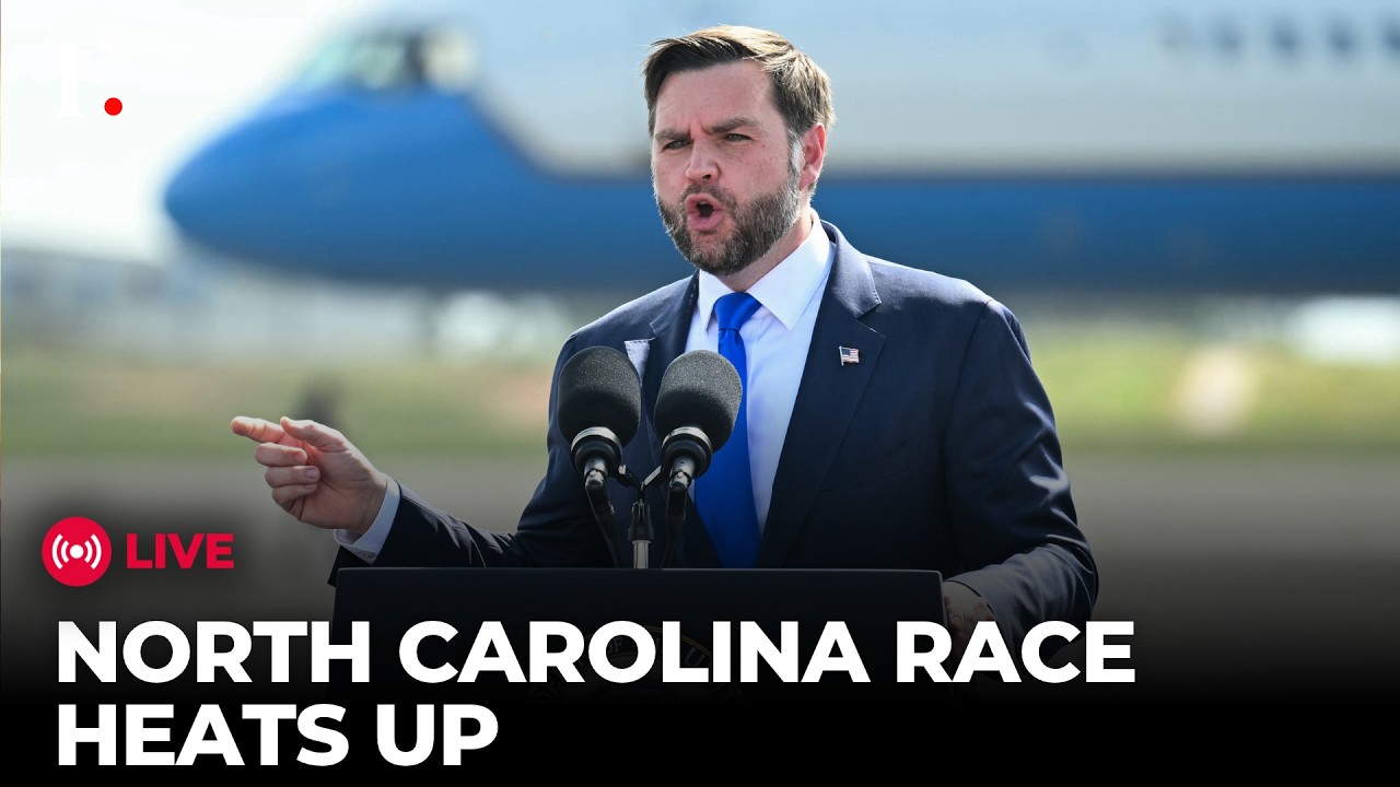 JD Vance LIVE: Vice President Rallies North Carolina GOP Ahead Of November 3 Midterms