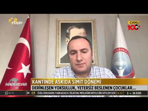 Genel Başkanımız Kadem Özbay, Flash Haber Tv`de katıldığı canlı yayında çocuklarımızın okullarda yaşadığı beslenme sorunları, 