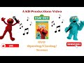 Sesame Street SING IT ELMO DVD Opening Closing Scenes