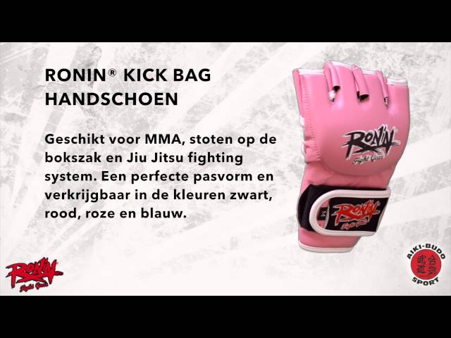 Matroos Rode datum ik heb nodig Ronin Kick Bag MMA Handschoen - Roze | Aiki-Budo