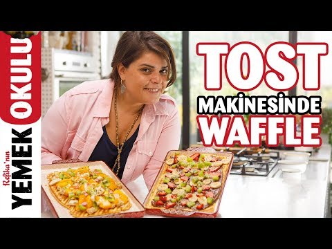 Tost Makinesinde Waffle Tarifi | "Sabaha Kadar Mervelerde Ders Çalışacağız" Tatlısı