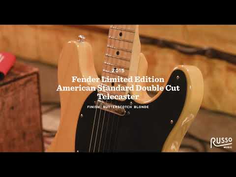 Snacks 061: 2015 Limited Edition American Standard Double Cut Telecaster, Butterscotch Blonde