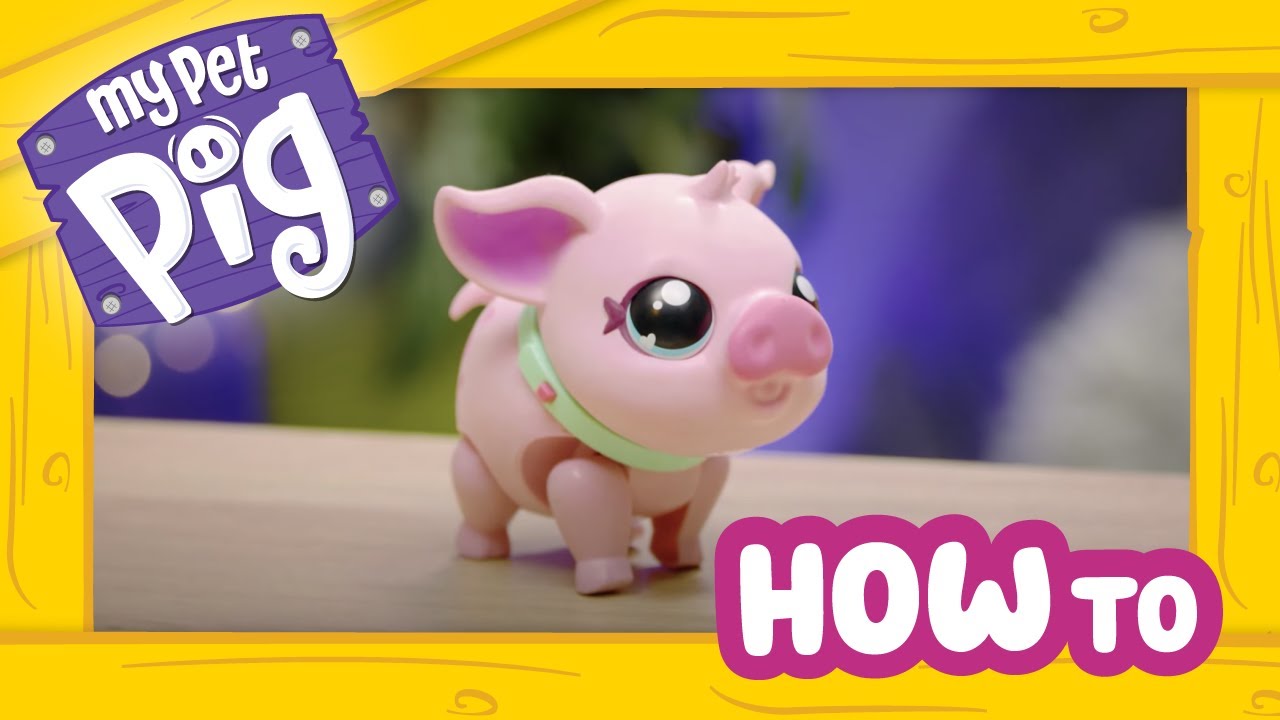 Little Live Pets - My Pet Pig: Piggly | Soft and Jiggly Interactive Toy Pig That Walks, Dances and Nuzzles. 20+ Sounds & Reactions. Batteries Included. for Kids Ages 4+ Multicolor