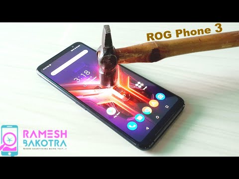 Asus ROG Phone 3 Screen Scratch Test