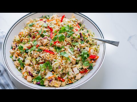 Quick Chinese Chicken Salad with Ramen