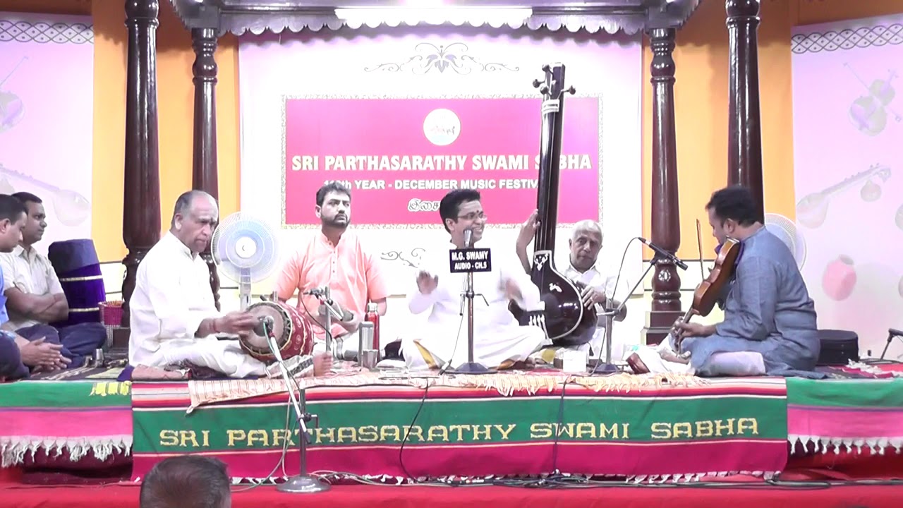 December Music Festival 2018 l Sri Parthasarathy Swami Sabha l S.Saketharaman