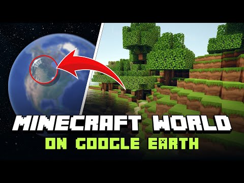 Hidden Minecraft World 🌳 on Google Earth 🌍 and Google Maps #googleearth #googlemaps #minecraft