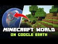 Hidden Minecraft World On Google Earth And Google Maps Googleearth Googlemaps Minecraft