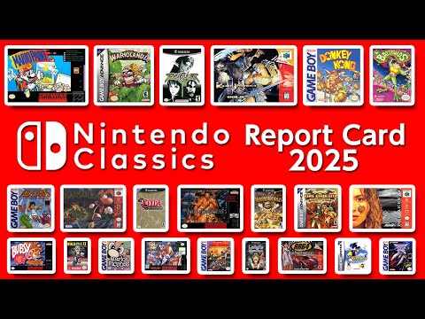 Nintendo Classics: 2025 Report Card (Nintendo Switch Online + Expansion Pack)