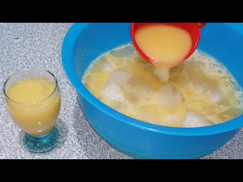 Hoy les prepare una agua fresca de ciruela como se hace en el rancho