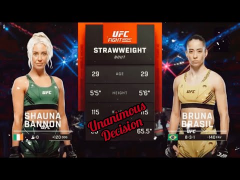 Shauna Bannon vs Bruna Brasil | Full Fight Resume