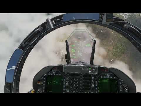 40,000 to 20 ft dive. Near Miss in F/A-18C - DCS