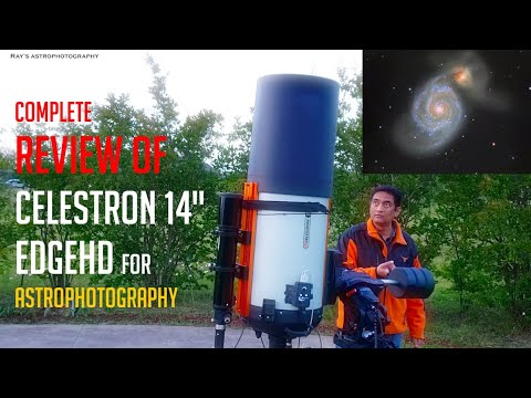 Complete Review of Celestron 14 EdgeHD for Astrophotography includes scopebuggy, CGX-L & 0.7x