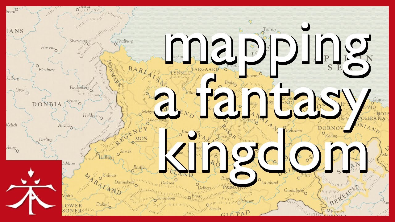 Mapping a Fantasy Kingdom | Kingdom of Monbil | Fantasy Map Chat and Time Lapse
