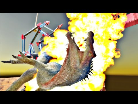 Units Get Delivered To The Flame Thrower - Animal Revolt Battle Simulator
