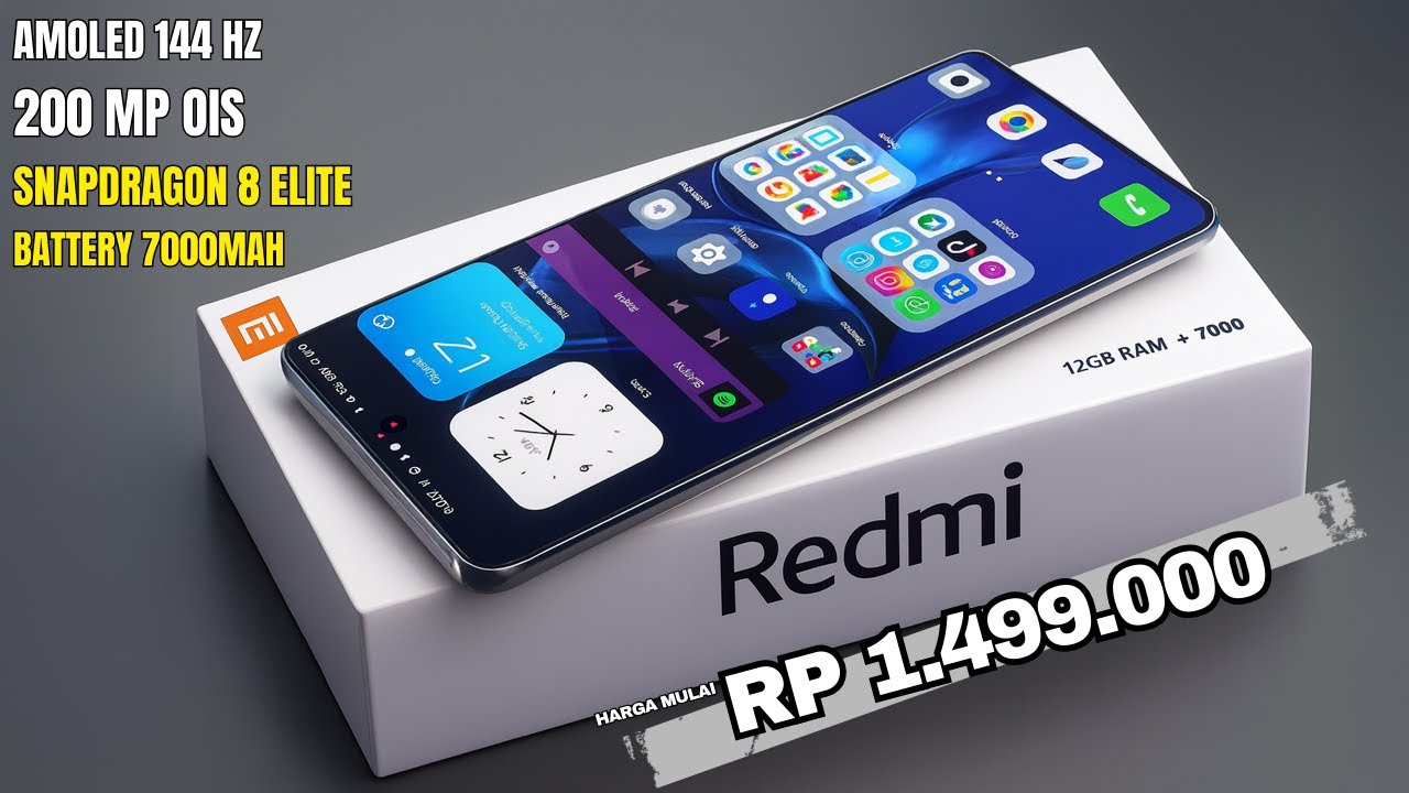 JAGOAN BARU‼️RAM 12GB/512GB, 7000mAh - HP XIAOMI KELUARAN TERBARU 2025