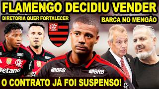 FLAMENGO DECIDE VENDER JOGADORES! CONTRATO COM PATROCINADOR É SUSPENSO! VASCO VAI PARA JUSTIÇA E+