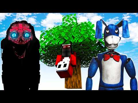 I Survived Horror Mods in Upside Down Minecraft