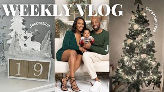 VLOGMAS: DECORATING CHRISTMAS TREE, FAMILY CHRISTMAS SHOOT, HOME DECOR,