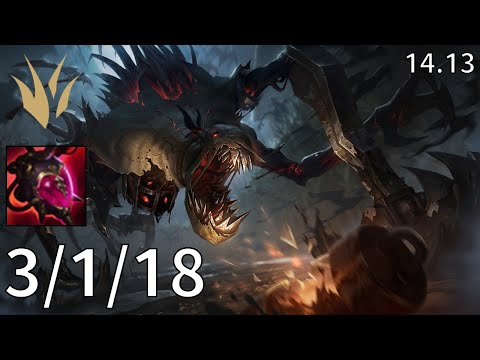 Fiddlesticks Jungle vs Rek'Sai - EUW Diamond | Patch 14.13
