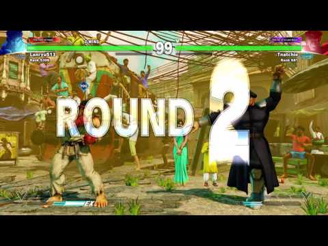 STREET FIGHTER V S2:Lanryu513(Ryu) vs Tnatchie(M.Bison) Ranked battle
