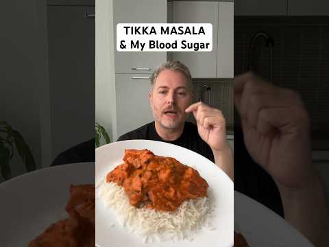 Tikka masala and my blood sugar.  #bloodsugar #glucoselevels #insulinresistant1 #tikkamasala