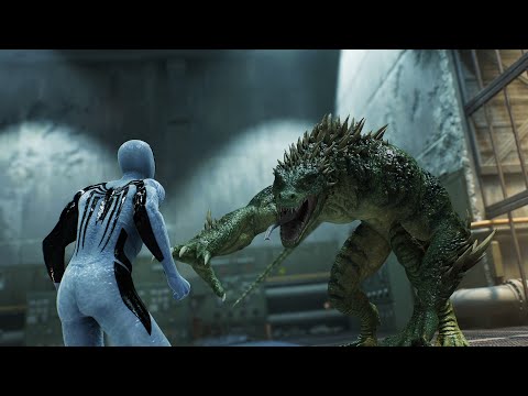 Marvel's Spider-Man 2 Peter Anti-Venom Suit Vs Lizard Gameplay PS5 4k60