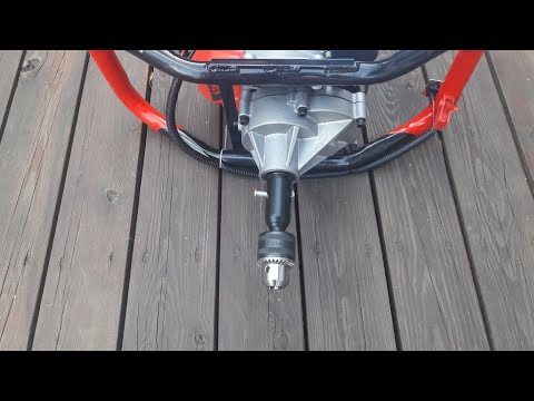 Uchwyt wiertarski do wiertnicy spalinowej. Earth drill 디젤 드릴링 장비