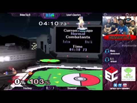 Dismantle - Frootloop (Falco) vs. Shroomed (Sheik/Marth) Melee Loser's Quarters