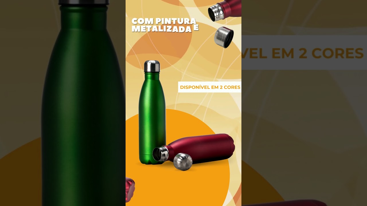 garrafa de metal personalizada para brindes