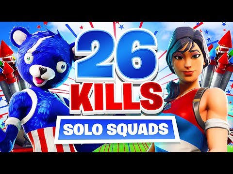 26 KILL SOLO SQUAD *NEW RECORD* - FORTNITE BATTLE ROYALE