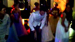 rolling in the river - wedding dance!