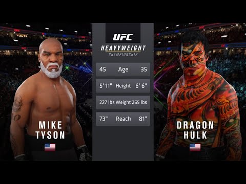 Mike Tyson vs. Dragon Hulk - EA Sports UFC 4