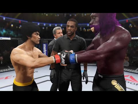 Bruce Lee vs. Purple Bigfoot - EA Sports UFC 2