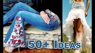 50+ Unique Ideas to Upcycle Jeans & Sew Denim Projects