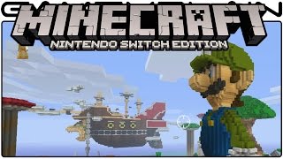 A Flying Tour of the Super Mario Mash-Up Pack in Minecraft: Switch Edition (Including the Nether!)