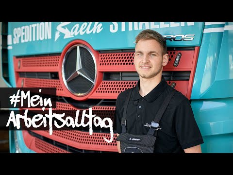 #meinarbeitsalltag Ausbildung bei Mercedes-Benz Herbrand zum Mechatroniker für Nutzfahrzeugtechnik.