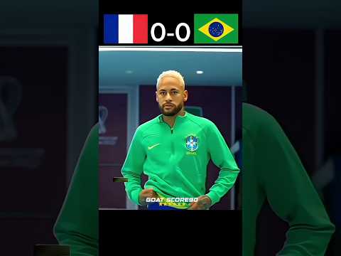 The day Neymar beat France | Brazil Vs France world cup 2026 | Neymar Vs mbappe #shorts #football