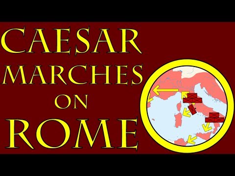 Caesar Marches on Rome (49 B.C.E.)