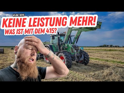 Plötzlich keine Leistung mehr am Fendt 415 - FarmVLOG#1015