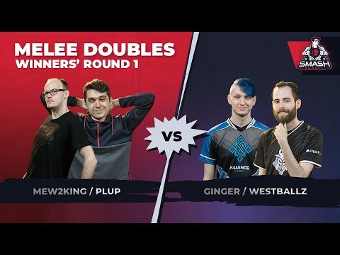 Mew2King/Plup vs Ginger/Westballz - Melee Doubles: Winners' Round 1 - Smash Summit 6