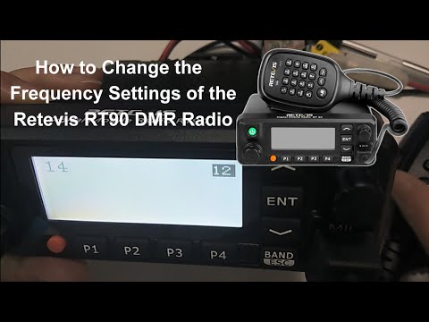 How to Change the Frequency Settings of the Retevis RT90 DMR Radio